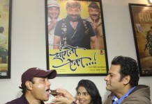 Superstar Sachin Pilgaonkar celebrated his birthday with ‘Sanngto Aika’ Marathi Film Team