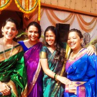 Marathi Actress at Spruha Joshi's Marriage