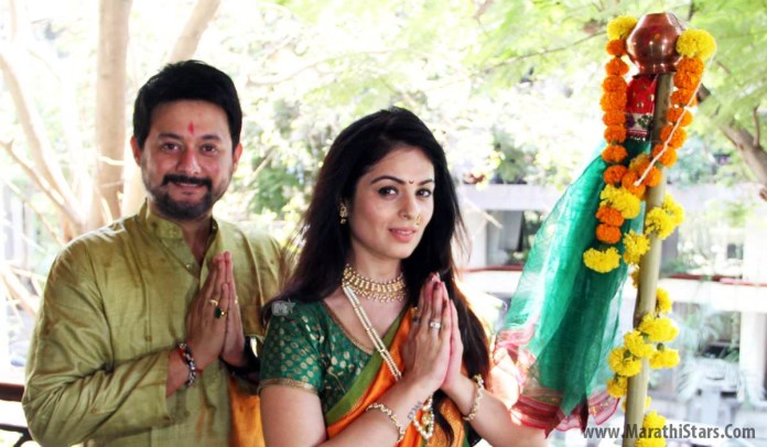 Swapnil Joshi and Anjana Sukhani celebrate Gudi Padwa