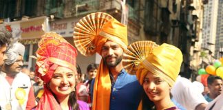 Zee Marathis Shiv, Gauri & Nupur Celebrate Gudhi Padwa with Traditional Dhol Tasha