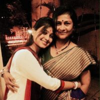 Mrunal Dusanis With Her Mother