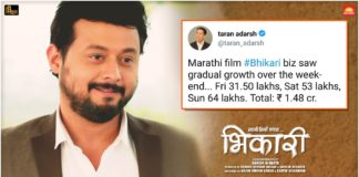 Bhikari Marathi Movie Box Office Collection Swwapnil Joshi